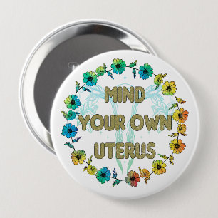 Må ditt eget Uterus tänka Valfritt val Knapp