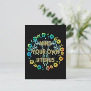 Må ditt eget Uterus tänka Vykort
