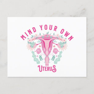 Må ditt eget Uterus tänka Vykort