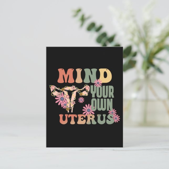 Må ditt eget Uterus tänka Vykort (Stående Fram)