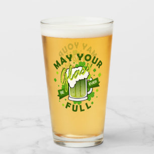 Må ditt glas vara fullt grönt öl St. Patrick's