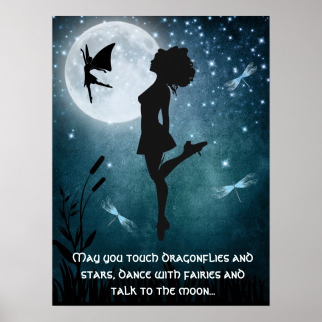 Må du dansa med Älvor Irish Dance Hard Shoe Poster (Framsidan)