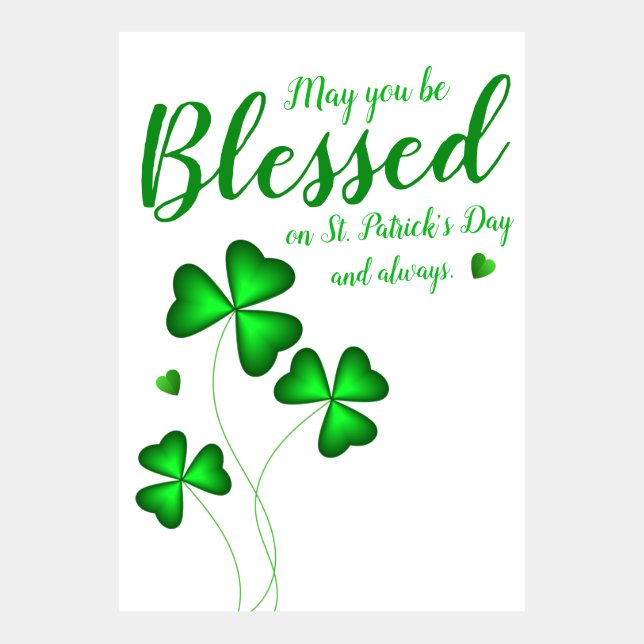 Må du vara välsignad på Saint patrick's day och Al (Framsida)
