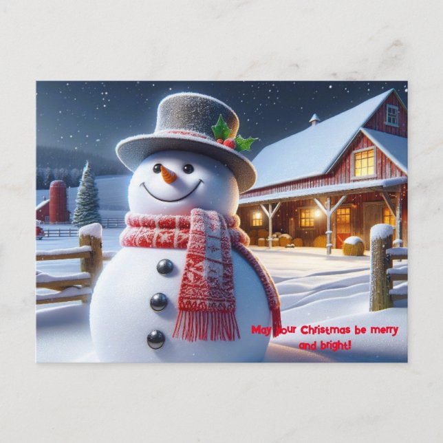 Må er jul vara god och ljus! helg vykort (Framsida)