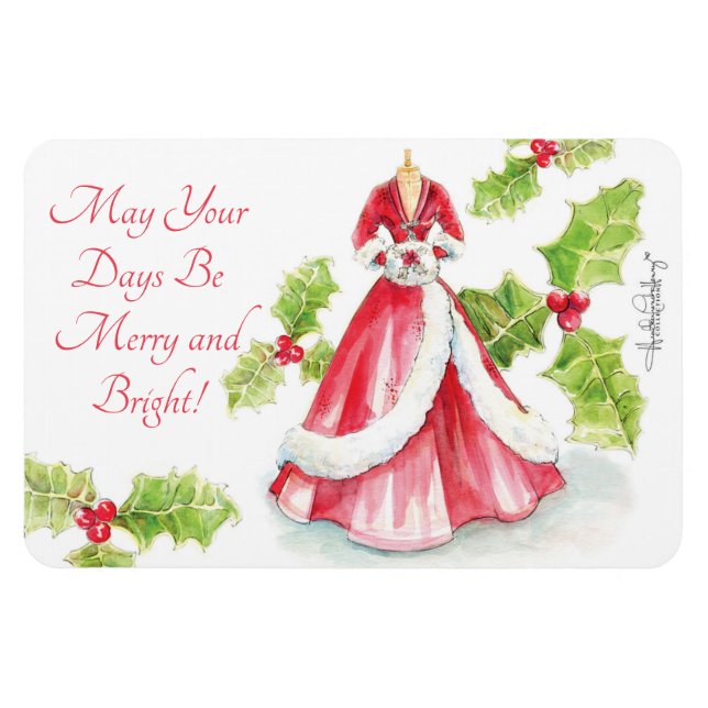 Må era dagar vara Merry.. av Heather Fransk Henry Magnet (Horisontell)