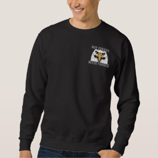 Må förlåtas, aldrig förfalska Eagle Sweatshirt