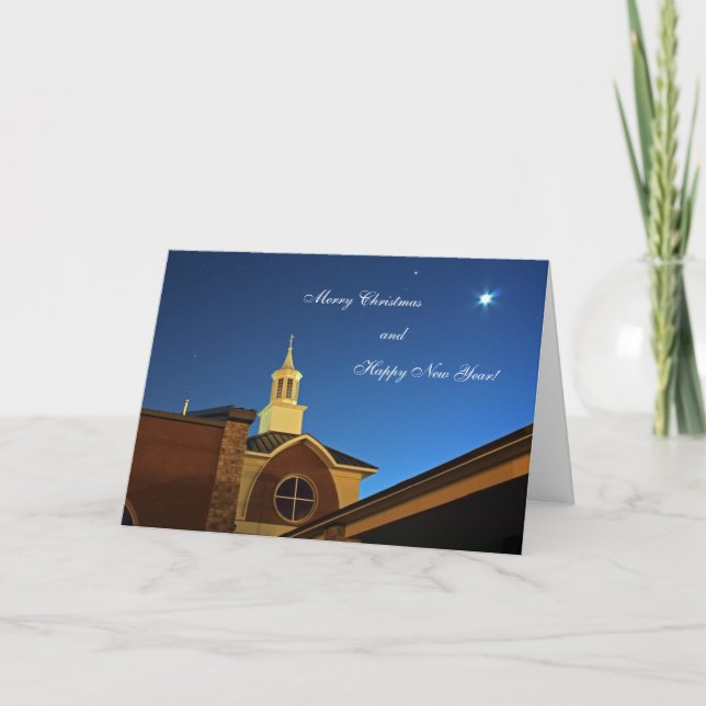 Må fred vara ditt välsignande julkort helgkort (Framsida)