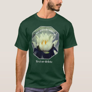 Må fred vara med dig Lotus Inspirerande T Shirt