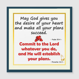 Må Gud Ge dig om ditt hjärta-kort