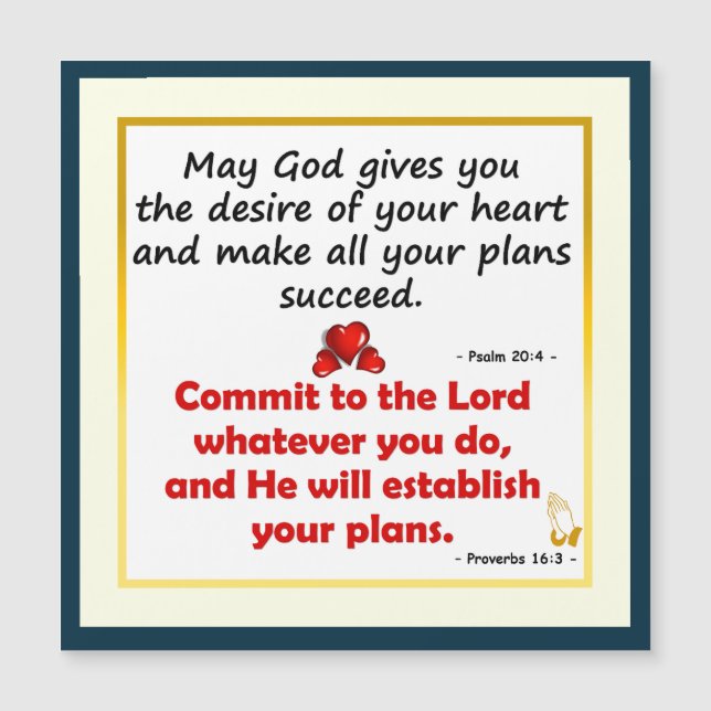 Må Gud Ge dig om ditt hjärta-kort (Framsida)