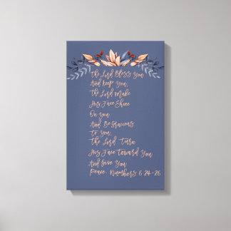 Må Gud låta dig och Behållan dig. Canvastryck