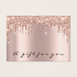 Må Guld Makeup Mghty med hjälp av presentkort Visitkort