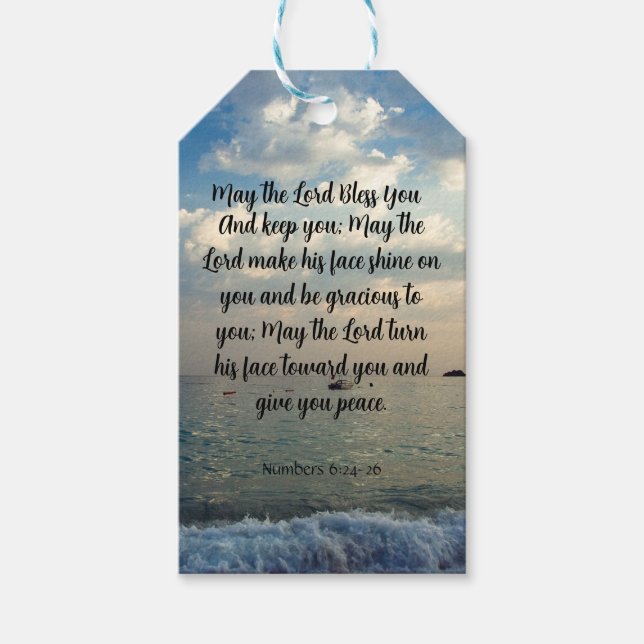 Må Herren Bless du Presentetikett (Framsidan)