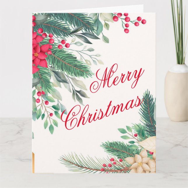 "Må Jesus glädjen" julhälsningskort Kort (Framsida)