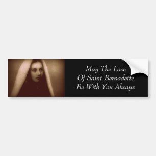 Må Kärlek om Saint Bernadette alltid vara med oss Bildekal