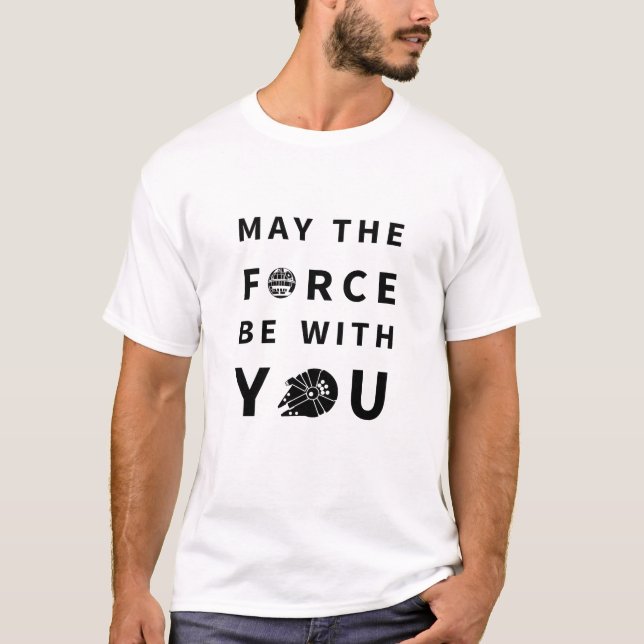 Må Kraften Vara Med Dig T Shirt (Framsida)