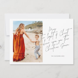 Må Kristi ljus lysa över dig Julkort