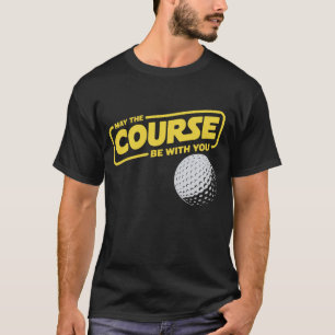 Må kursen vara med dig Rolig golf golfande T Shirt