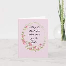 "Må Lord's Ansikte Shine" Påsk Note Card Anteckningskort