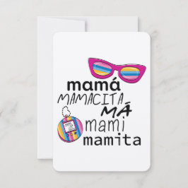 Má mami mamita från 90 tack kort