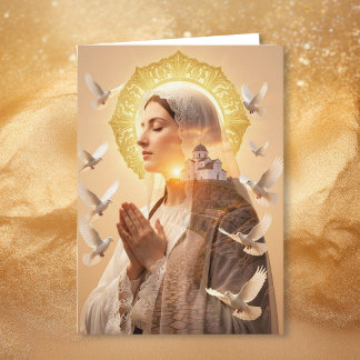 Må Moder Maria ge dig tröst och läkning Helgkort