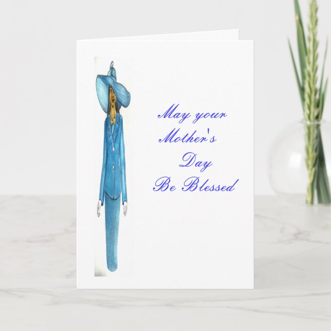 Må Mors dag vara välsignat. Kort (Framsida)