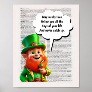 Må olycka aldrig fånga dig ___Irish Blake Poster