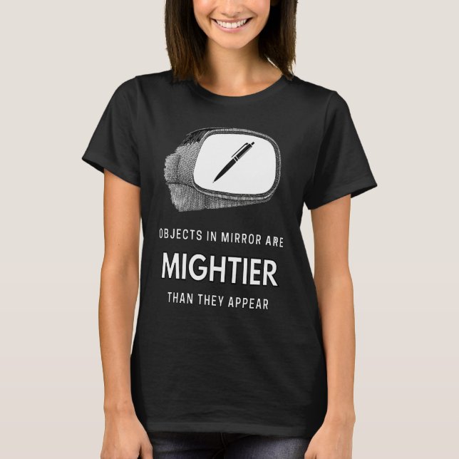 Må penna för skrivare och läsare t shirt (Framsida)