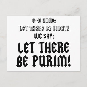 må purim vara vykort