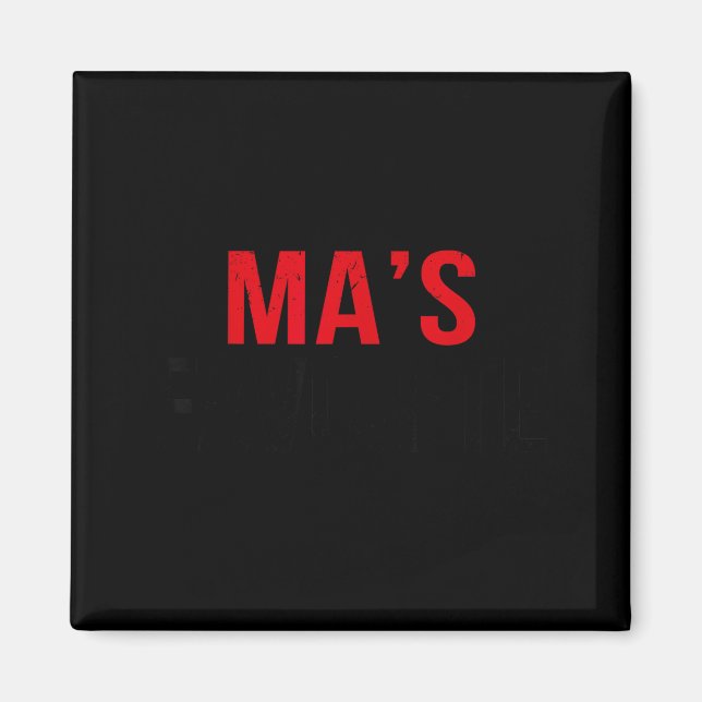 Ma’s Favorite Grandkid Humor For Kids Teens Family Magnet (Framsidan)