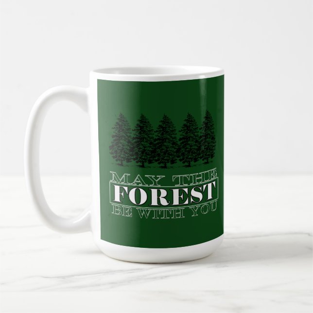 Må skogen vara med dig kaffemugg (Vänster)