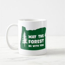 Må skogen vara med dig Oregon Kaffemugg