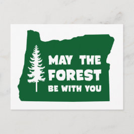Må skogen vara med dig Oregon Vykort