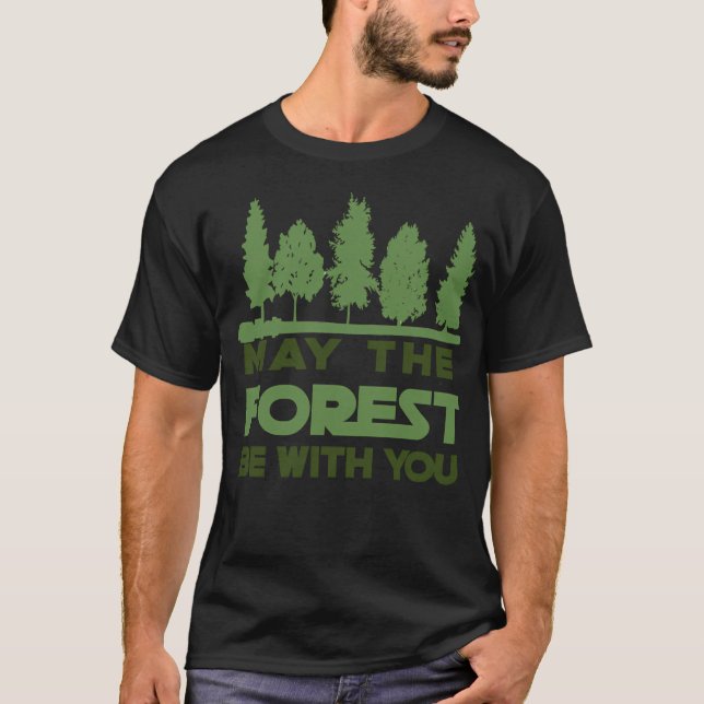 Må skogen vara med dig t shirt (Framsida)