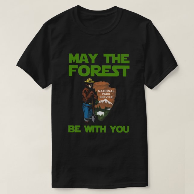 Må skogen vara med dig t shirt (Design framsida)