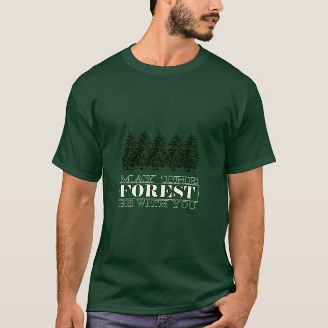 Må skogen vara med dig t shirt (Framsida)