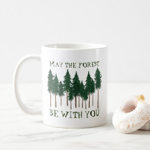 Må skogen vara med er SPARA TRÄD Kaffemugg