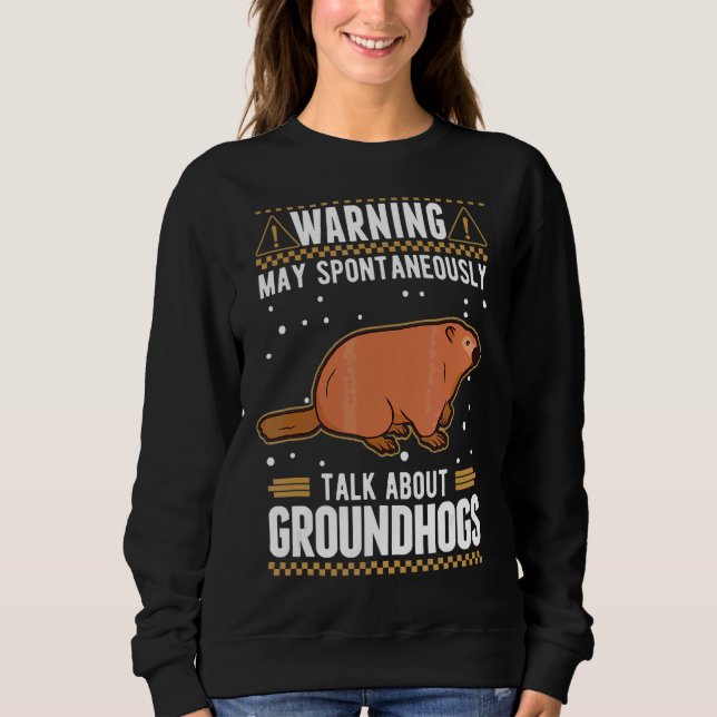 Må spontant prata om Groundhogs Marmot 2 T Shirt (Framsida)