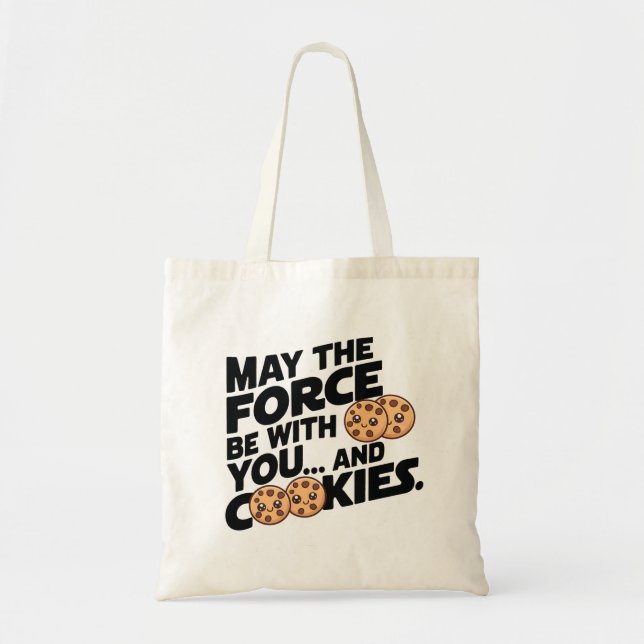 Må styrkan vara med dig och Cookies Tygkasse (Framsidan)