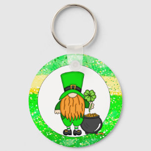 Må Tur på irländarna vara med er Lucky Charm Nyckelring