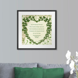 Må vägen stiga upp för att träffa dig Irish Blutin Poster