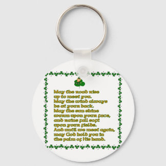 Må vägen stiga upp för att träffa dig. nyckelring