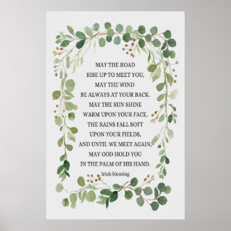 Må vägen vara Stiga upp fram till mötet Poster