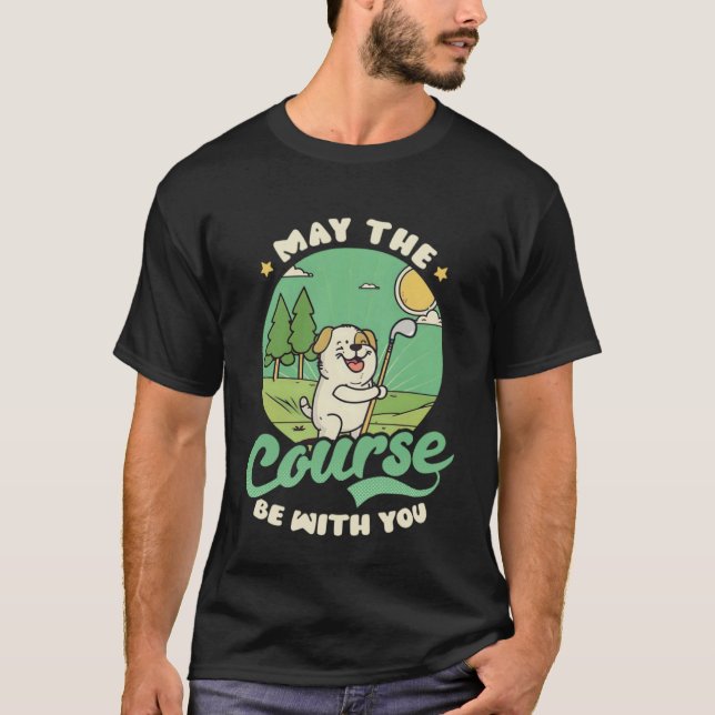 Må vara att du Golfing T Shirt (Framsida)