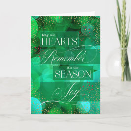 Må våra hjärtan minnas Joy-säsongen Helgkort