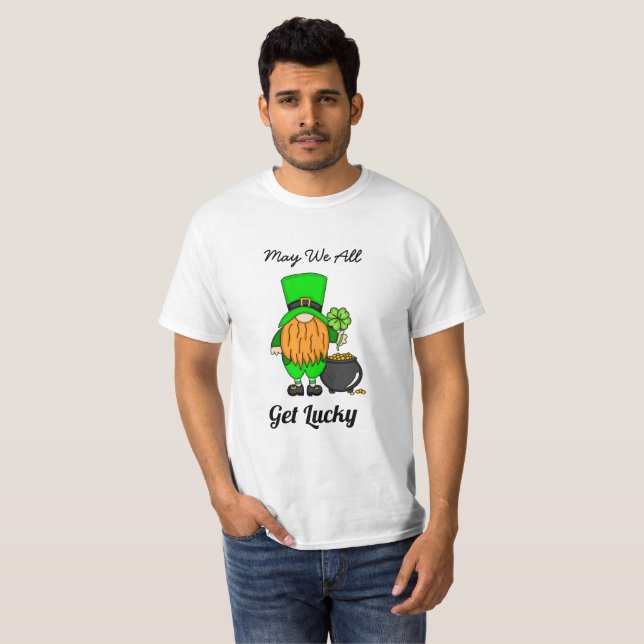 Må vi alla bli lyckliga | ST PATRICK'S DAY T Shirt (Hel framsida)