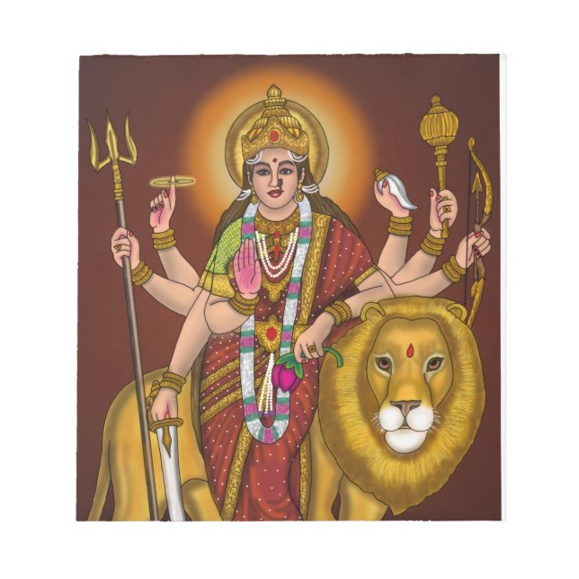 Maa Durga Anteckningsblock (Framsida)