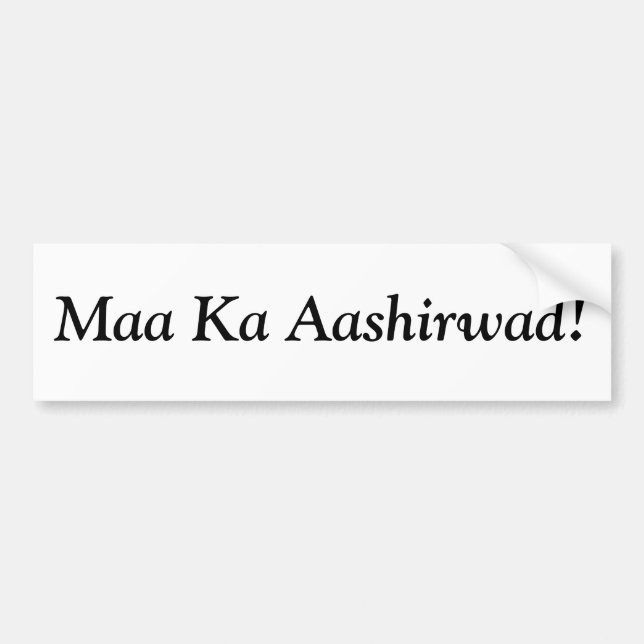 Maa Ka Aashirwad! Bildekal (Framsidan)