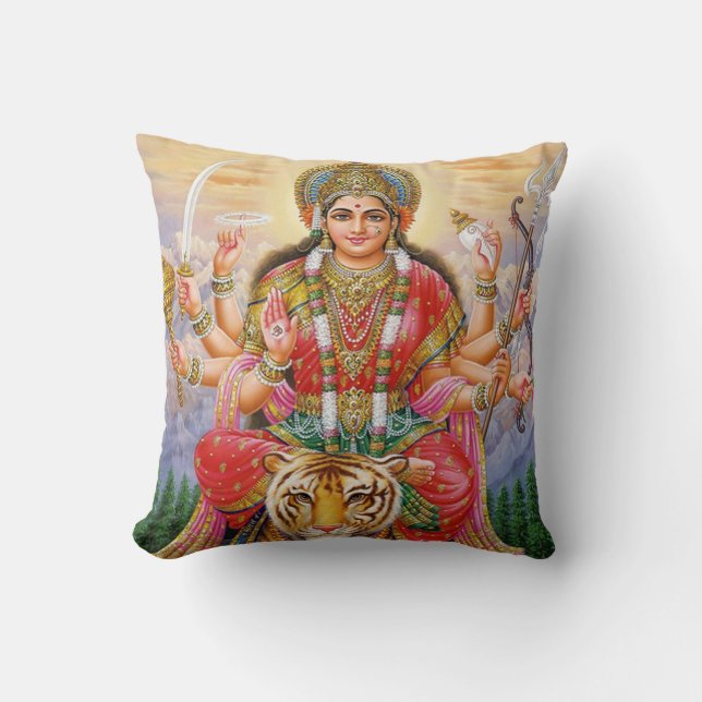 Maa Kali-bön Vacker Kudde (Framsida)
