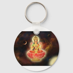 Maa Maha Lakshmi Devi Laxmi gudinna av rikedom Nyckelring